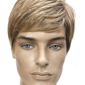 Male Long Wigs and Headband Set for Old Men