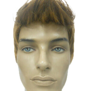 Male Long Black Wigs and Headband Set